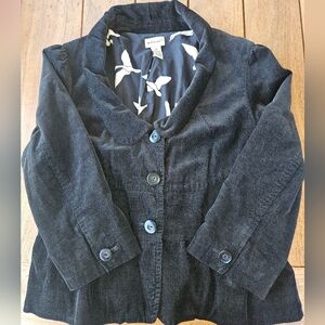 Anthropologie Elevenses Corduroy Jacket Size 12